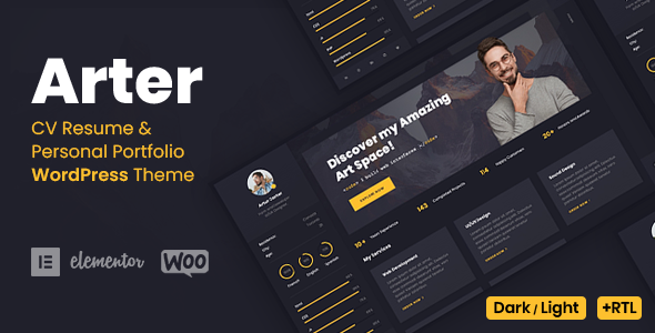 Arter - Resume WordPress Theme Logo